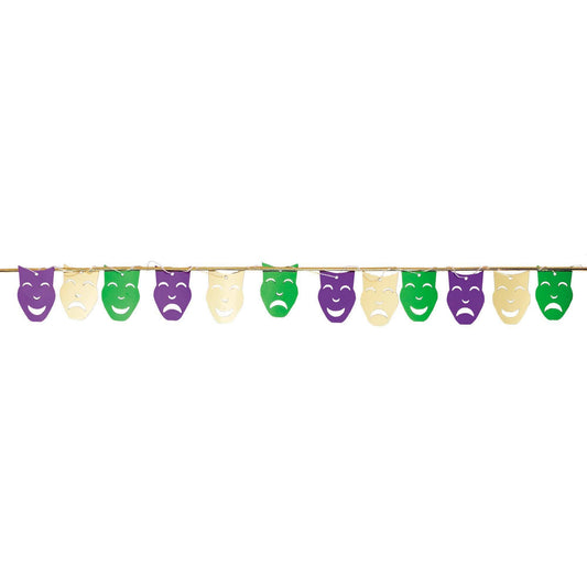 Mardi Gras Mask String Garland