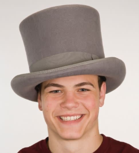 Wool Felt Flared Top Hat