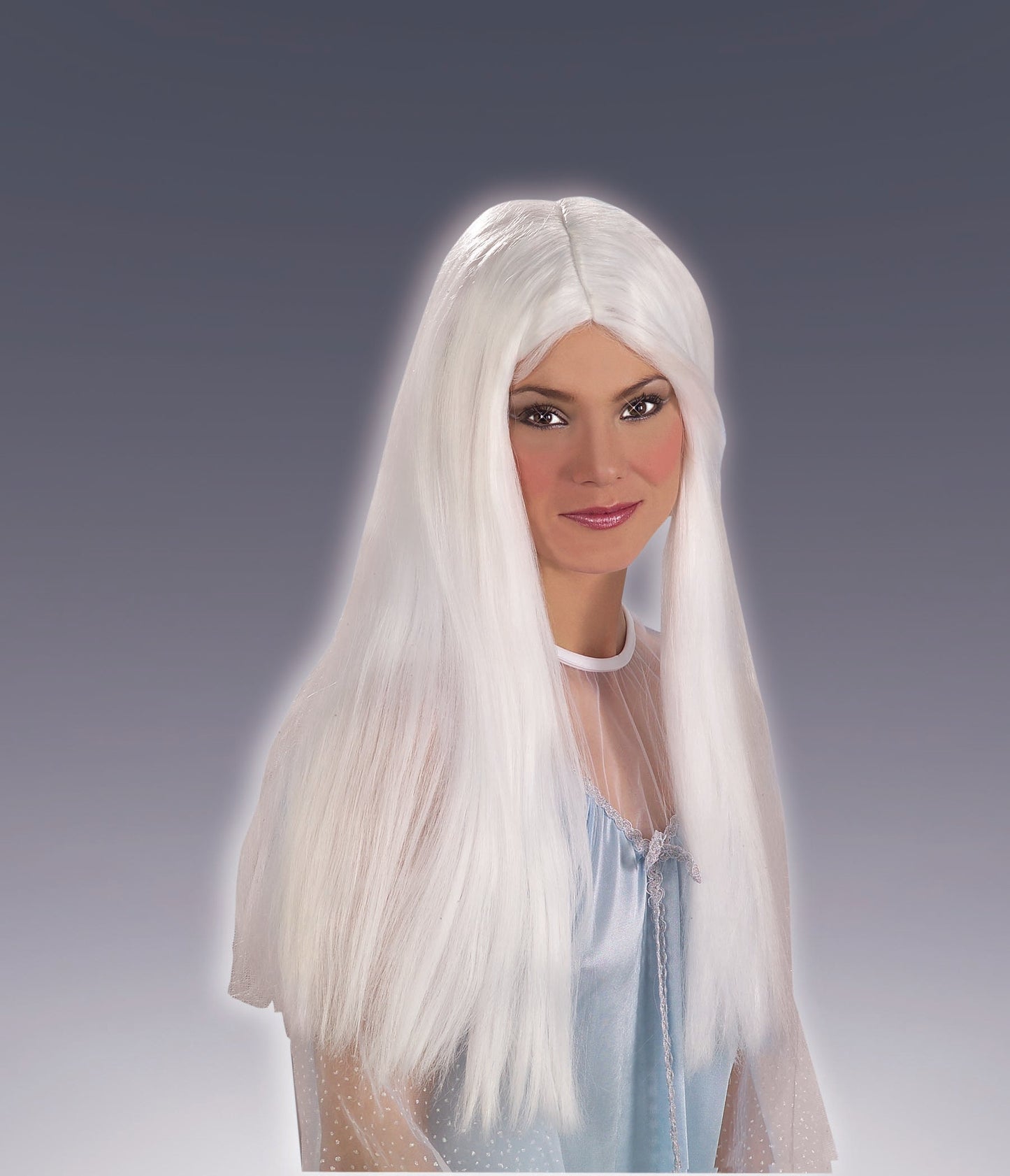 Long Angel Wig: White