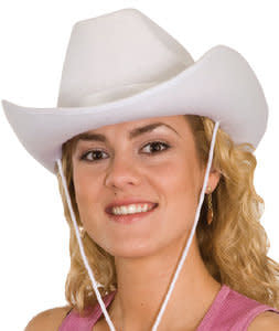 Cowboy Hat: White