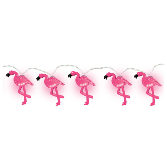 LED String Lights: Flamingo