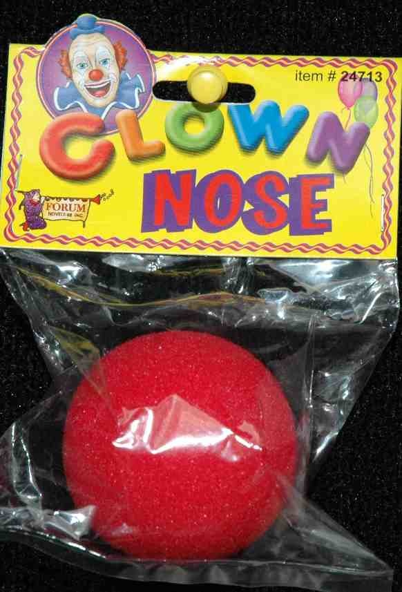 Foam Clown Nose: Red