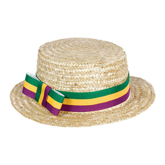 Mardi Gras Skimmer Hat