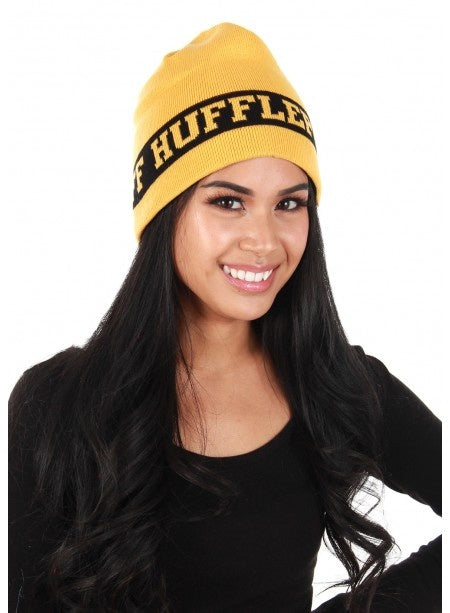 Reversible Knit Beanie - Hufflepuff