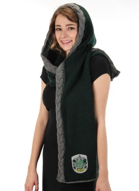Harry Potter Slytherin Knit Hood