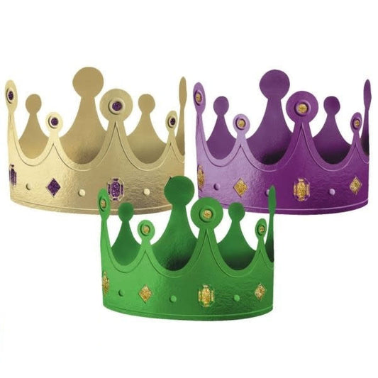 Mardi Gras Crowns (12pk.)