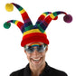 Rainbow Wacky Jester Plush Hat