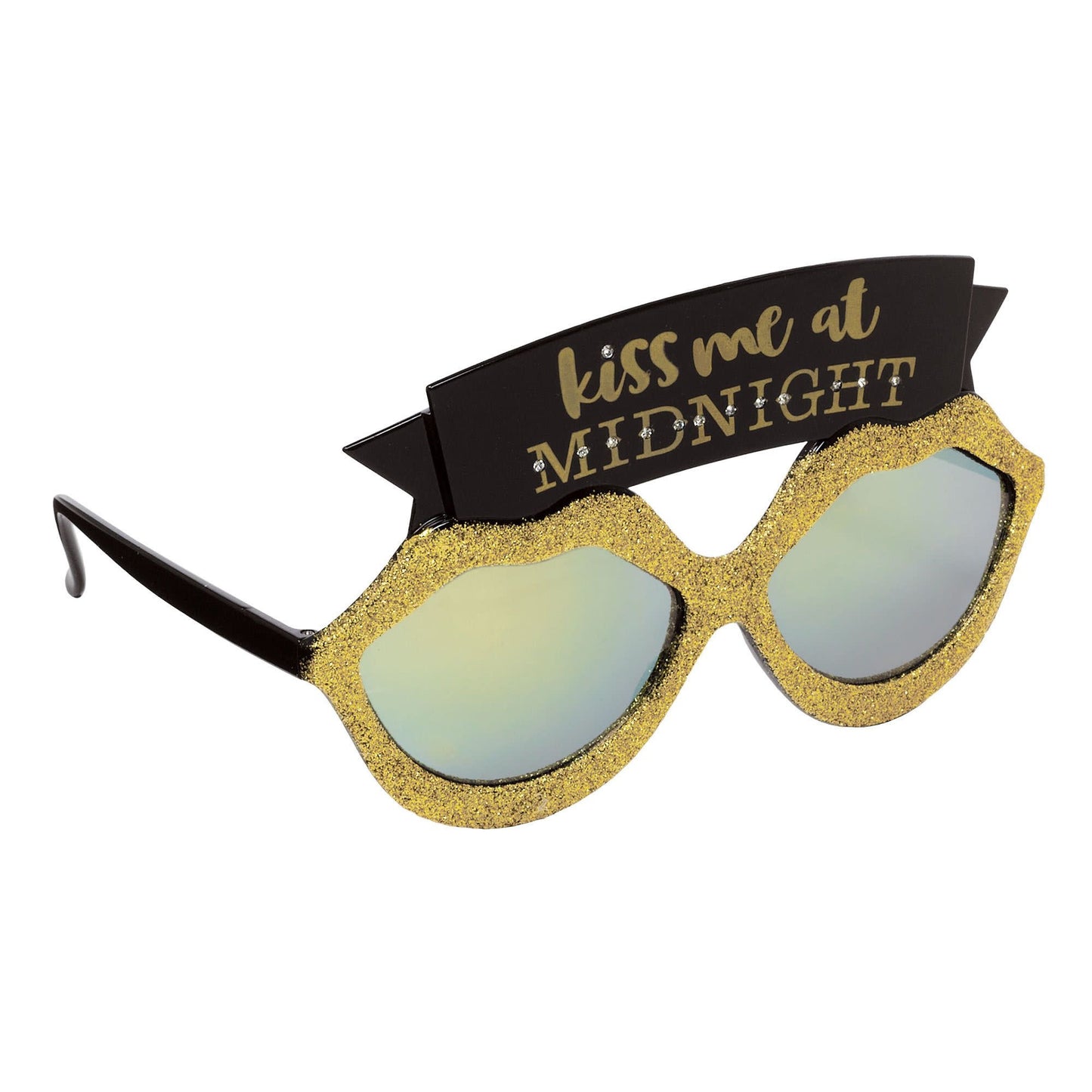 New Years "Kiss Me At Midnight" Glasses