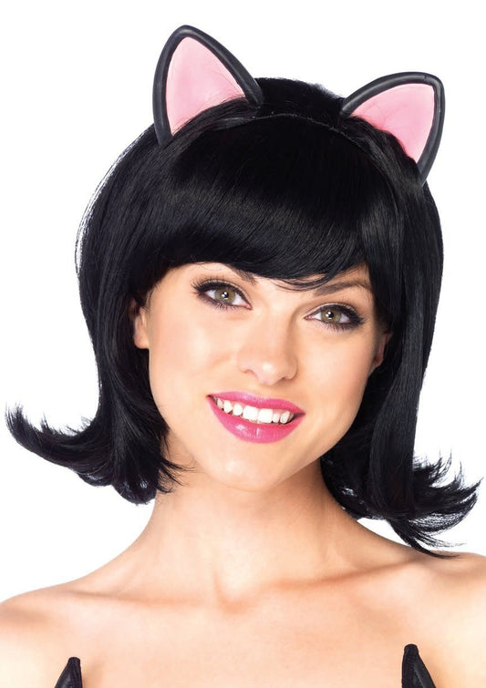 Women's Kitty Kat Bob Wig & Ears