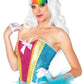 Women's Rainbow Sequin Corset