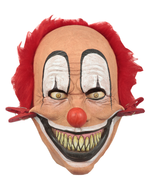 Tweezer Clown Latex Mask