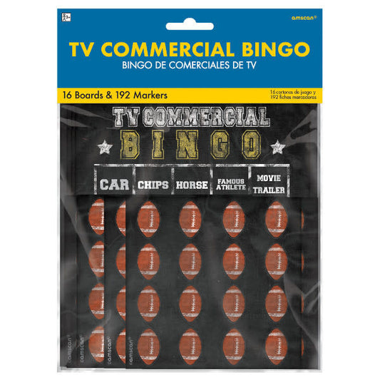 Football Commercial Bingo Game