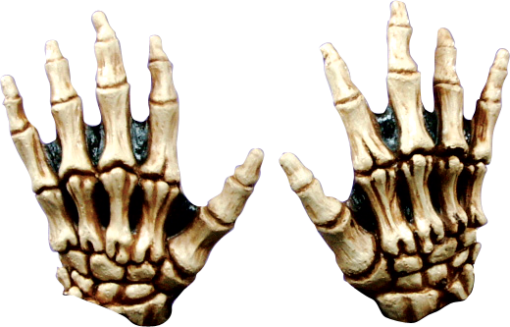 Kids Junior Skeleton Hands: Tan
