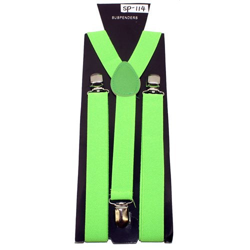 Suspenders: Neon Green