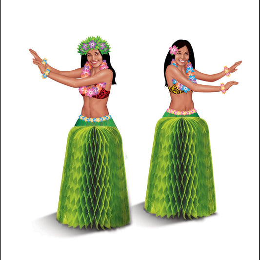 Luau Honeycomb Hula Girl (2pc.)