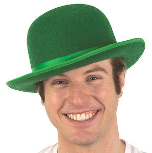 DLX. Felt Derby Hat - Green