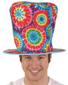 Tie Dye Top Hat
