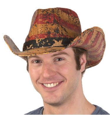 USA Flag Western Cowboy Hat