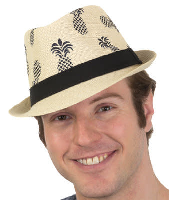 Toyo Fedora Hat with Pineapples: ASST.
