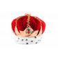 King Plush Hat Red