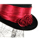 elope Gothic Rose Top Hat