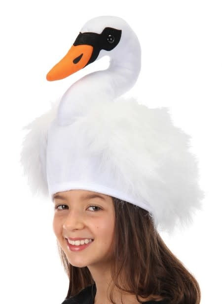 Swan Plush Hat