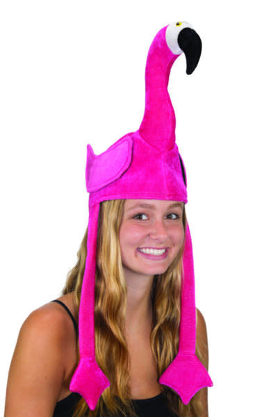 Plush Flamingo Hat