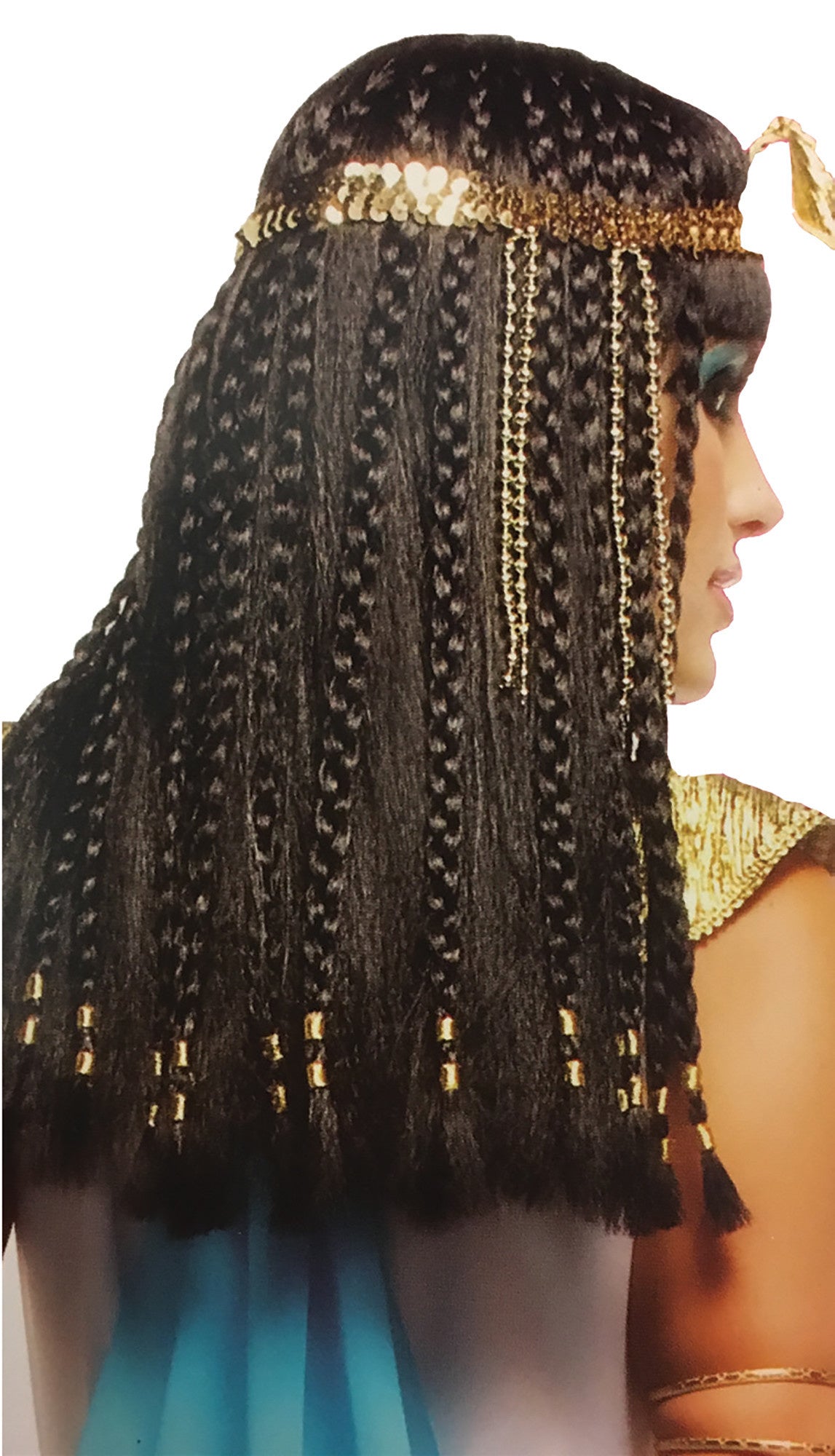 Deluxe Goddess Cleopatra Wig Black