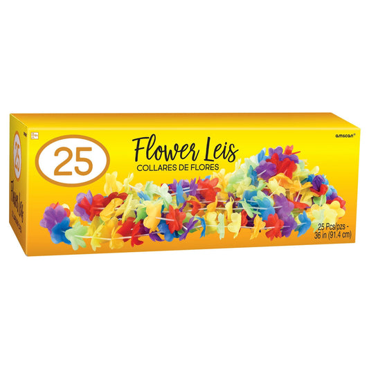Flower Leis Box - Rainbow (25ct.)