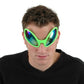 Alien Close Encounter Glasses: Green