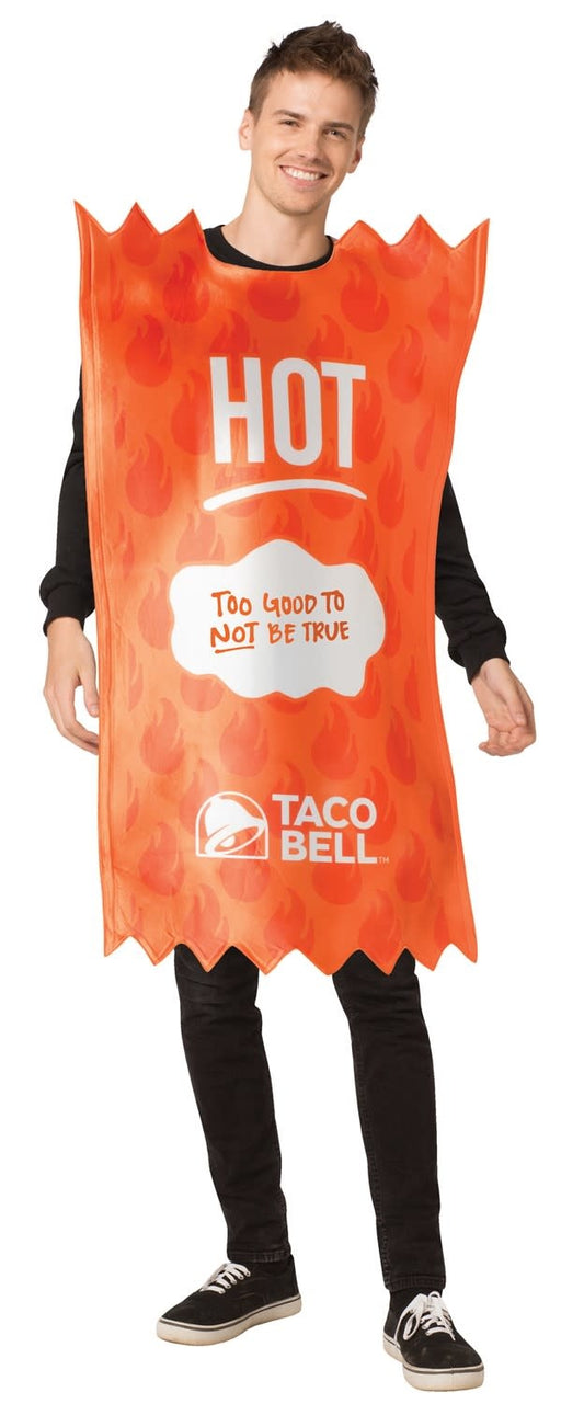 Taco Bell HOT Packet Costume: O/S
