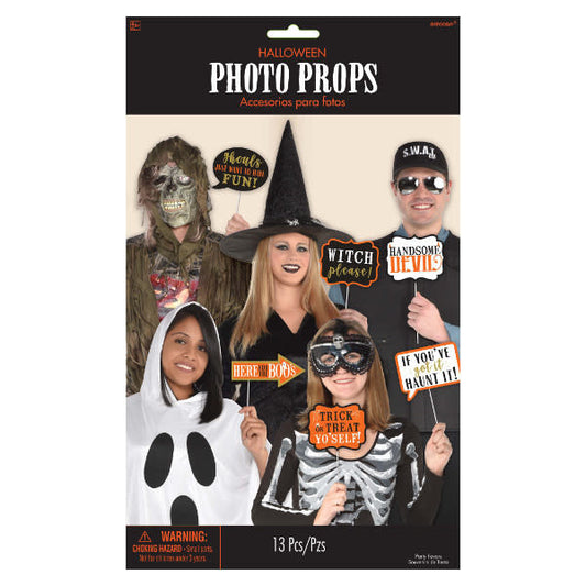 Halloween Words Photo Prop Kit