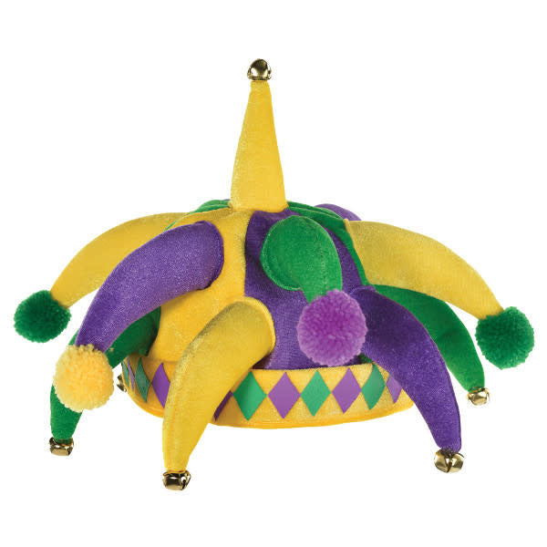 Mardi Gras Spike Plush Hat