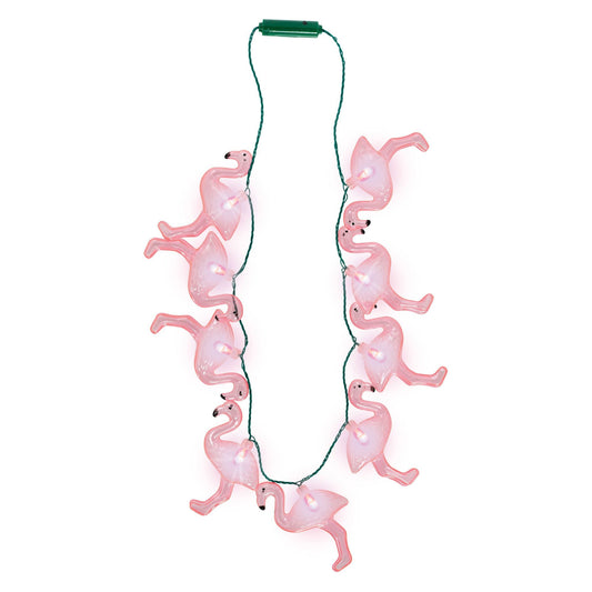 Jumbo Light-Up Flamingo Necklace