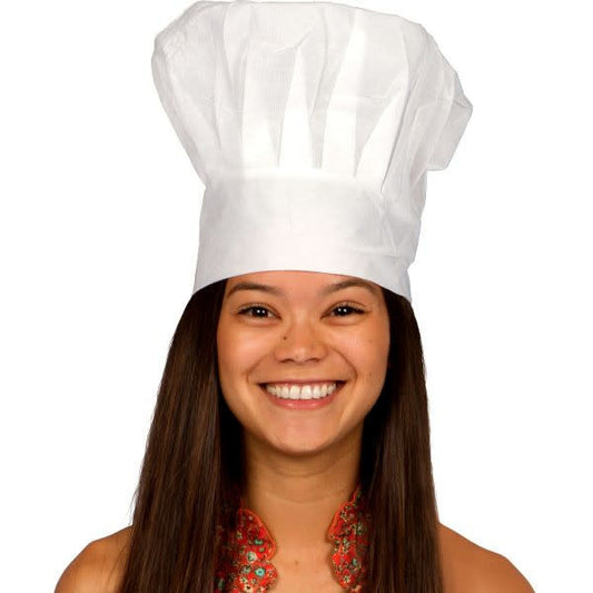 Chef Hat: White