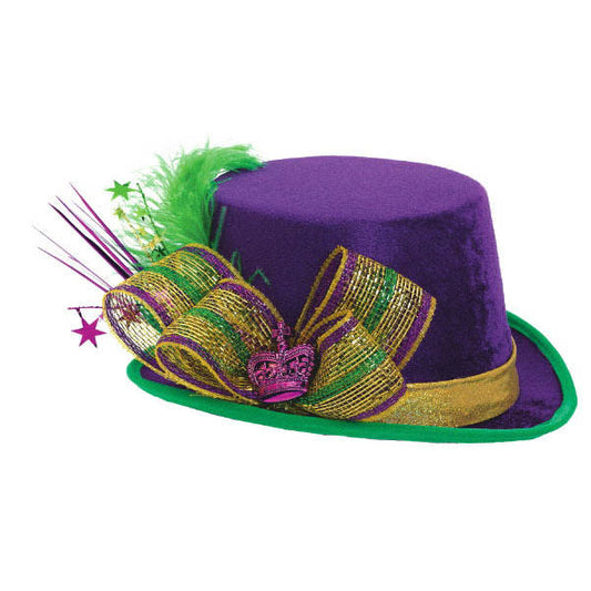 DLX. Mardi Gras Top Hat