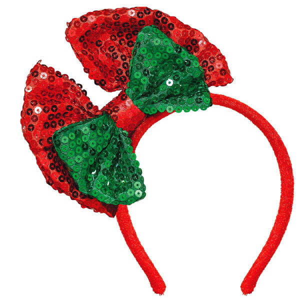 Christmas Headband w/ Bow