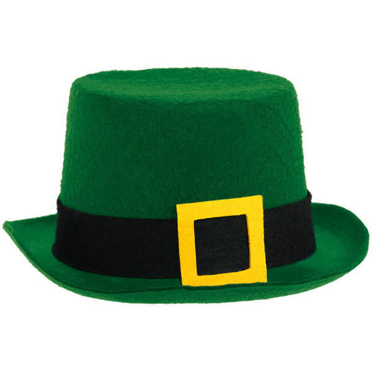 A green felt St. Patrick's day Leprechaun  value top hat. 
