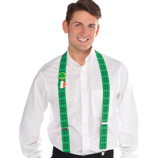 St. Patrick's Day Suspenders: O/S