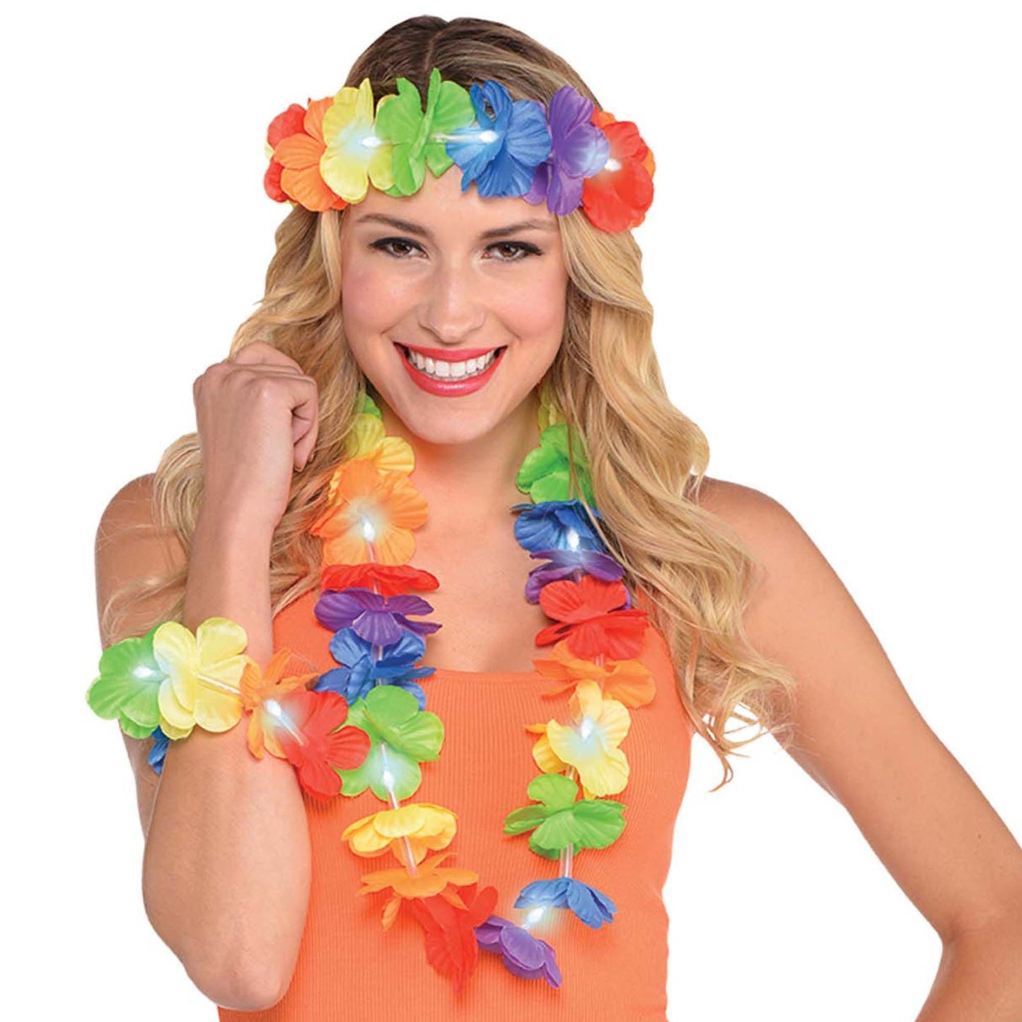 Light-Up Lei Headwreath & Wristlet Set