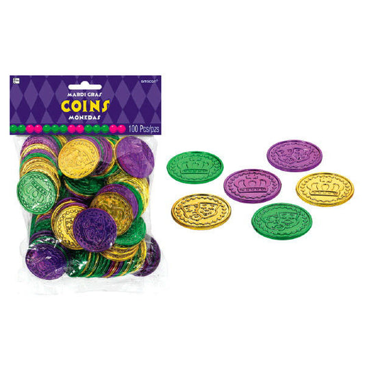 Mardi Gras Coins (100ct.)