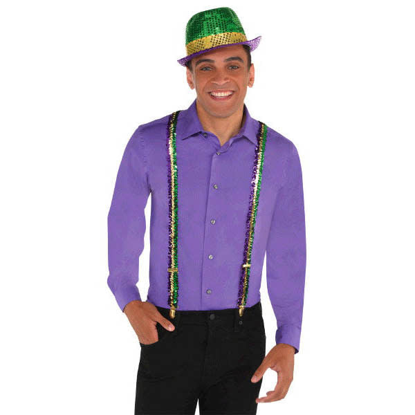 DLX. Mardi Gras Suspenders