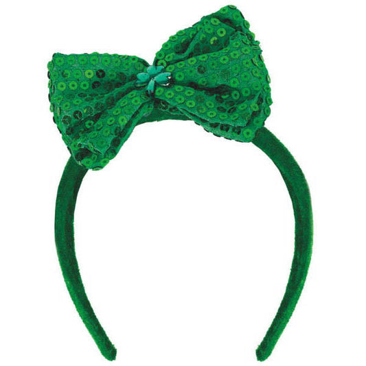 St. Patrick's Day Bow Headband