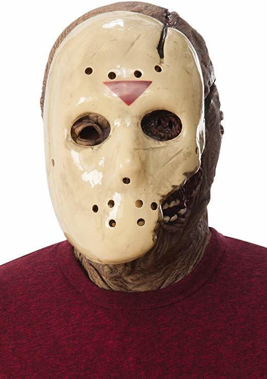 Adult Deluxe Jason Latex Mask with Detachable Mask
