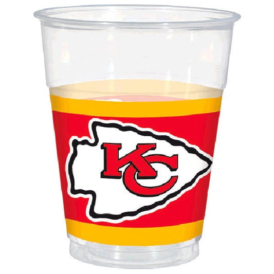 NFL 16oz. Plastic Cups - Kansas City Chiefs (25pk.)