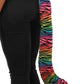 elope Neon Rainbow Tiger Deluxe Plush Tail