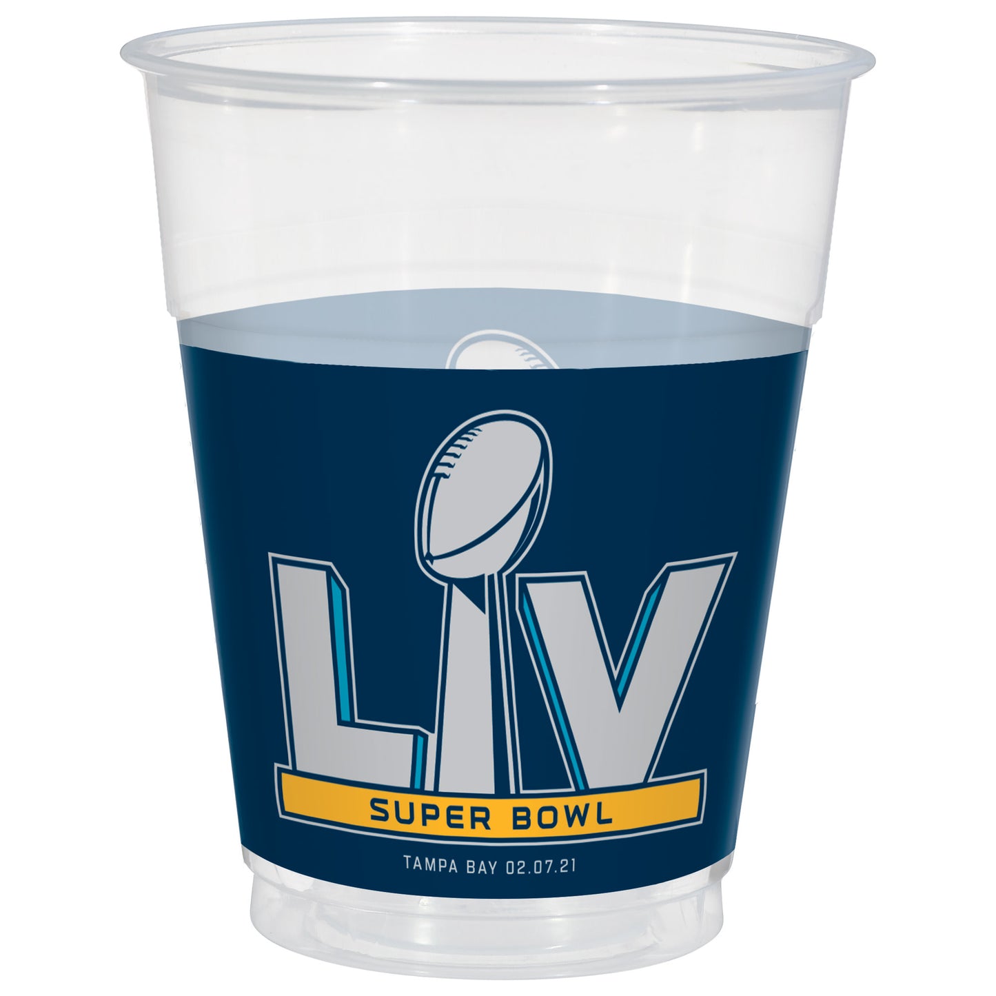 16oz. Plastic Cups: Super Bowl LV (25pk.)