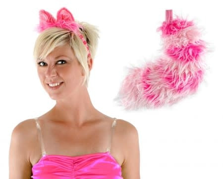 Cheshire Cat Ears Headband & Tail Kit