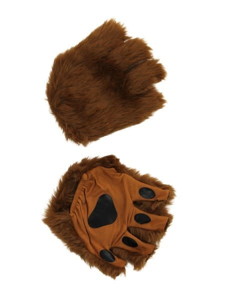 Fingerless Paws: Brown