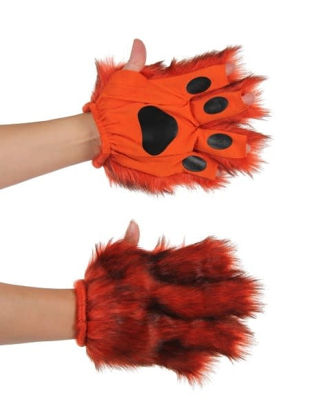 Fingerless Paws: Orange